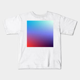 blue green blue abstract texture Kids T-Shirt